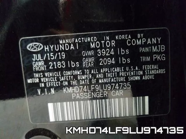 KMHD74LF9LU974735 фото 2