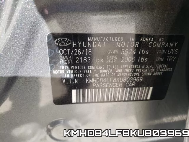 KMHD84LF8KU803969 фото 2