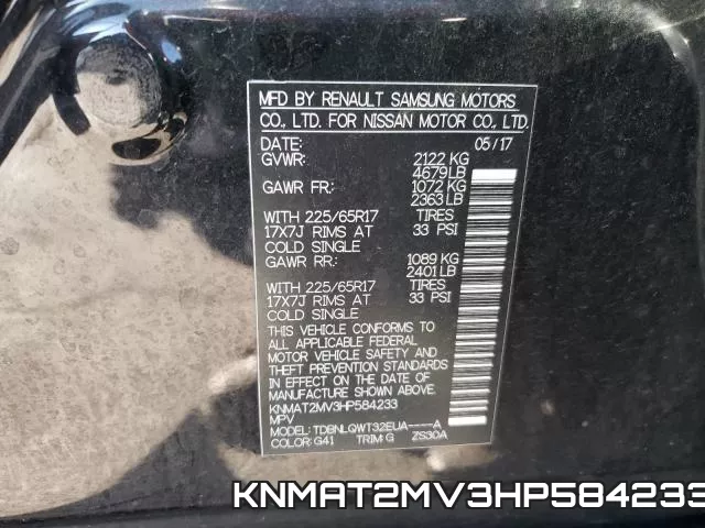 KNMAT2MV3HP584233 фото 2