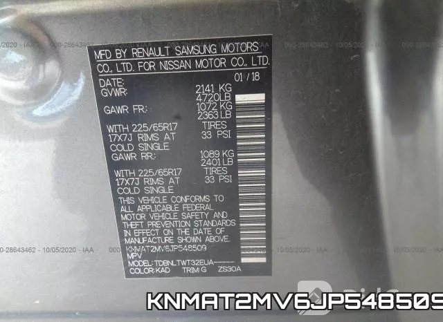 KNMAT2MV6JP548509 фото 10
