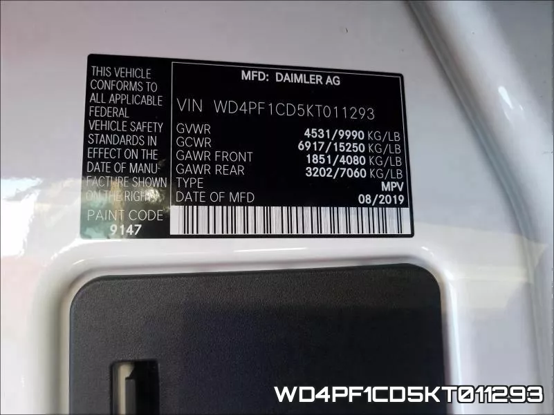 WD4PF1CD5KT011293 фото 2
