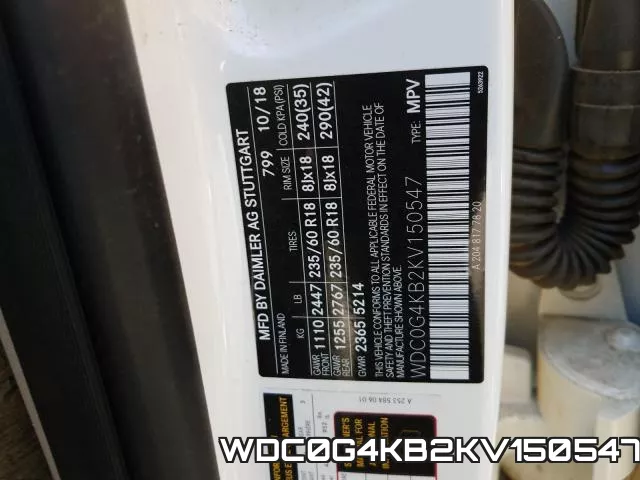 WDC0G4KB2KV150547 фото 2