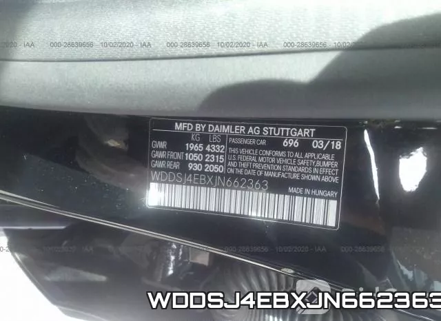 WDDSJ4EBXJN662363 фото 10