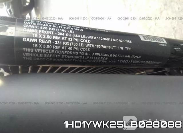 1HD1YWK25LB028088 фото 2