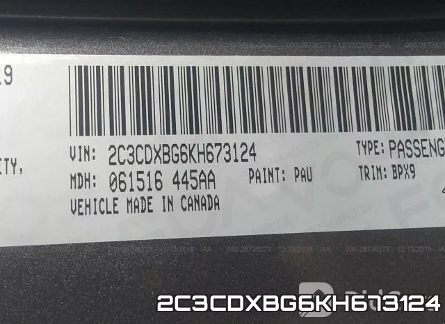 2C3CDXBG6KH673124 фото 10