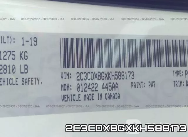 2C3CDXBGXKH588173 фото 10
