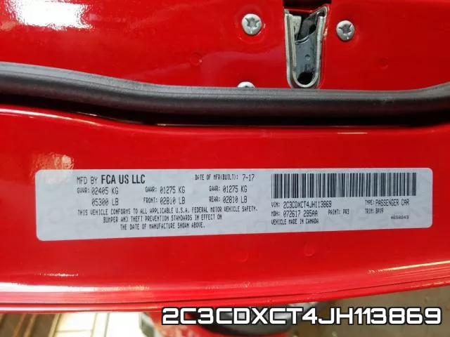 2C3CDXCT4JH113869 фото 2