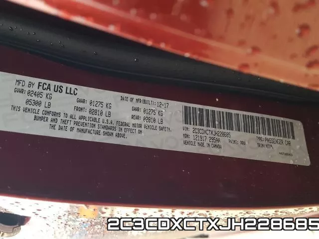 2C3CDXCTXJH228685 фото 2