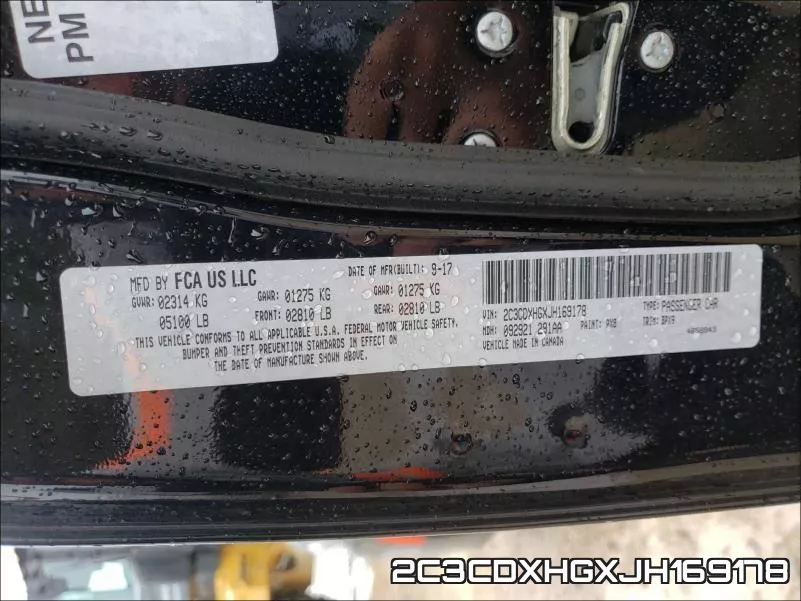 2C3CDXHGXJH169178 фото 2