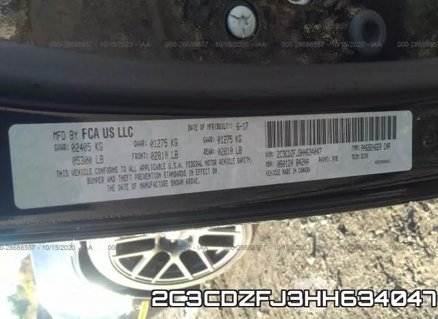 2C3CDZFJ3HH634047 фото 10