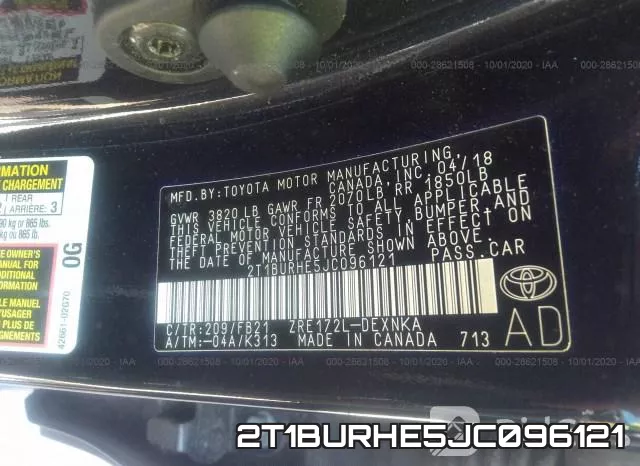 2T1BURHE5JC096121 фото 10