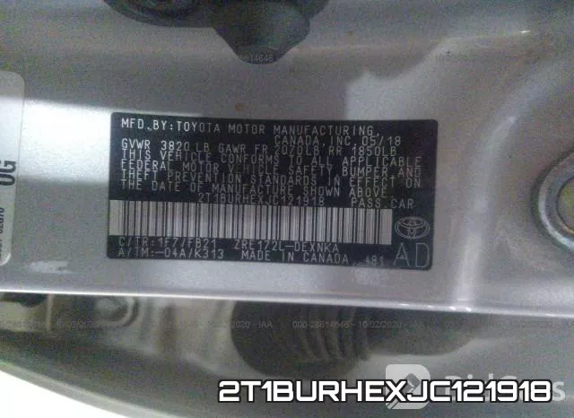 2T1BURHEXJC121918 фото 10
