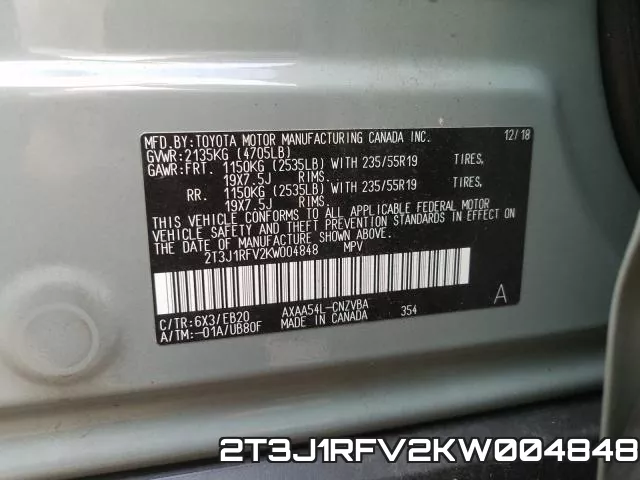 2T3J1RFV2KW004848 фото 2