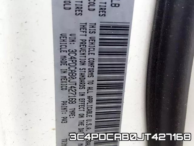 3C4PDCAB0JT427168 фото 2