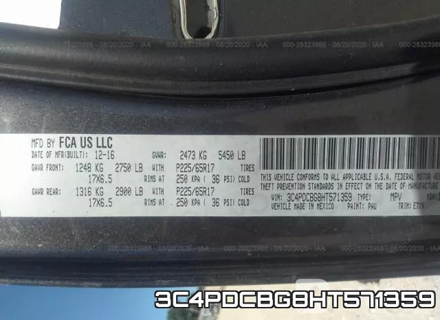 3C4PDCBG8HT571359 фото 10