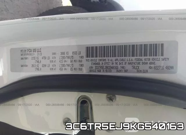 3C6TR5EJ9KG540163 фото 10
