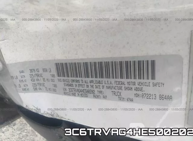 3C6TRVAG4HE500202 фото 10