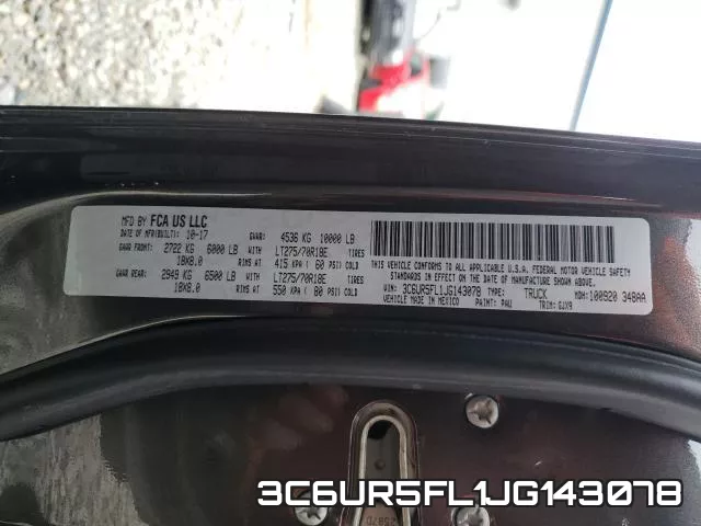3C6UR5FL1JG143078 фото 2