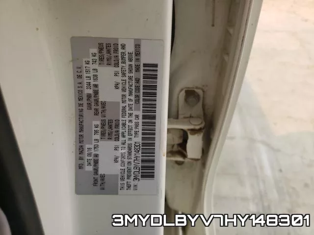 3MYDLBYV7HY148301 фото 2