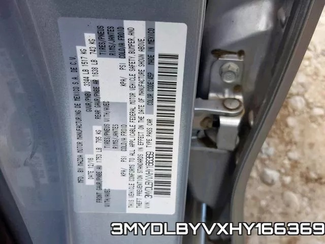 3MYDLBYVXHY166369 фото 2