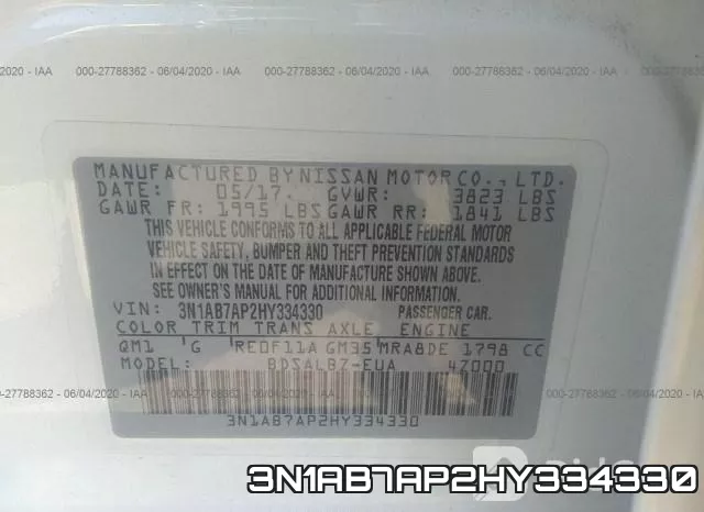 3N1AB7AP2HY334330 фото 10