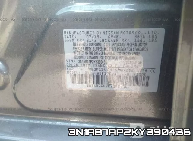 3N1AB7AP2KY390436 фото 10