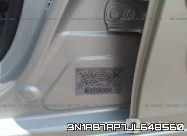 3N1AB7AP7JL648560 фото 10