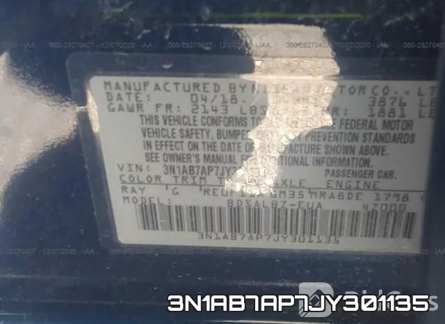 3N1AB7AP7JY301135 фото 10