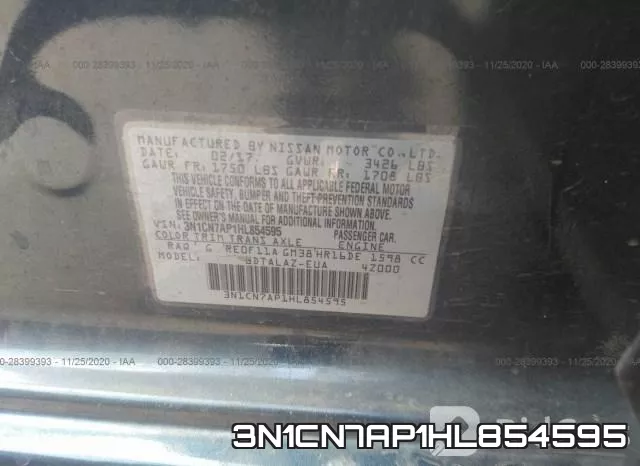 3N1CN7AP1HL854595 фото 10