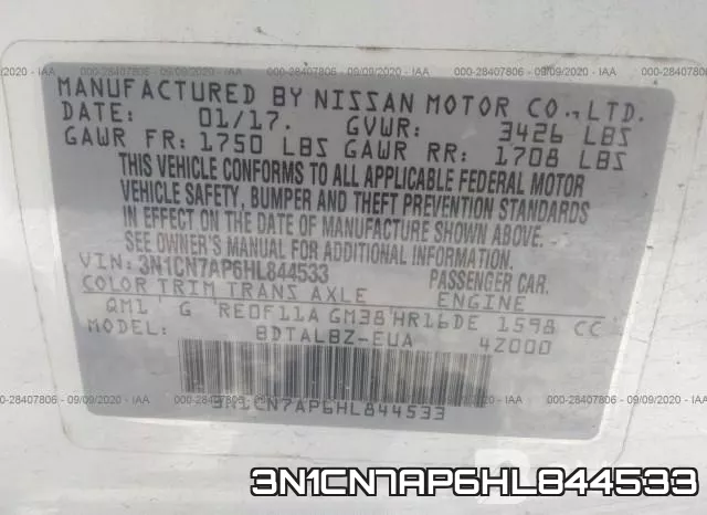3N1CN7AP6HL844533 фото 10
