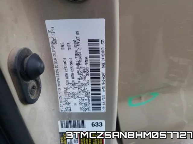 3TMCZ5AN8HM057727 фото 2