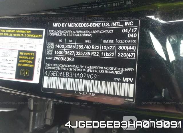 4JGED6EB3HA079091 фото 10