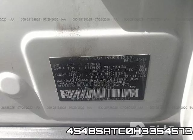 4S4BSATC0H3354573 фото 10