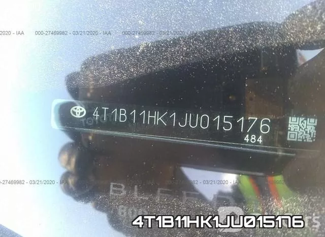 4T1B11HK1JU015176 фото 10