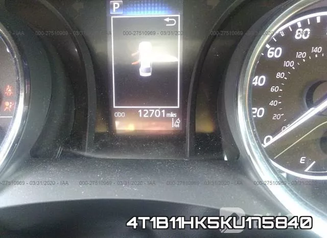 4T1B11HK5KU175840 фото 8