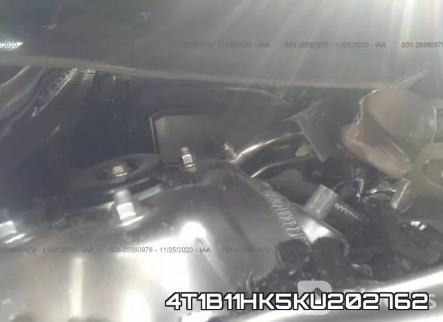 4T1B11HK5KU202762 фото 2