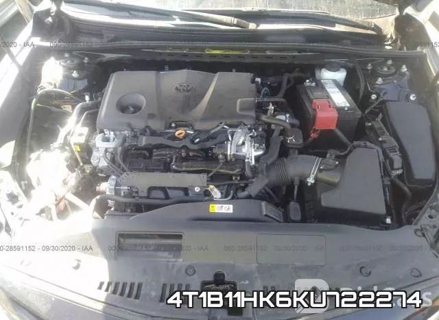 4T1B11HK6KU722274 фото 2