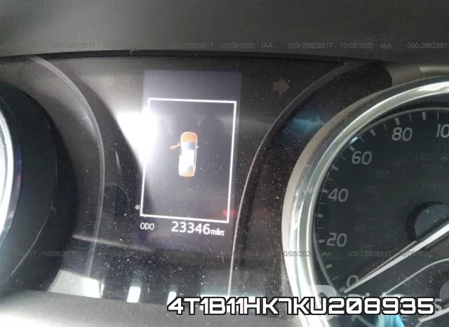 4T1B11HK7KU208935 фото 8