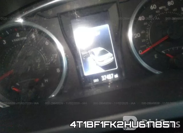 4T1BF1FK2HU617857 фото 8