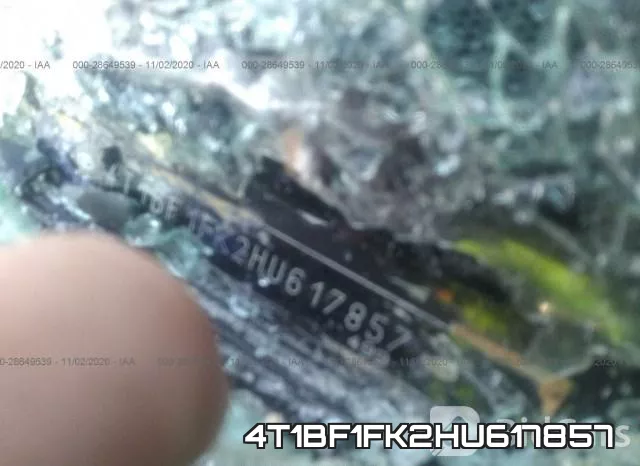 4T1BF1FK2HU617857 фото 10