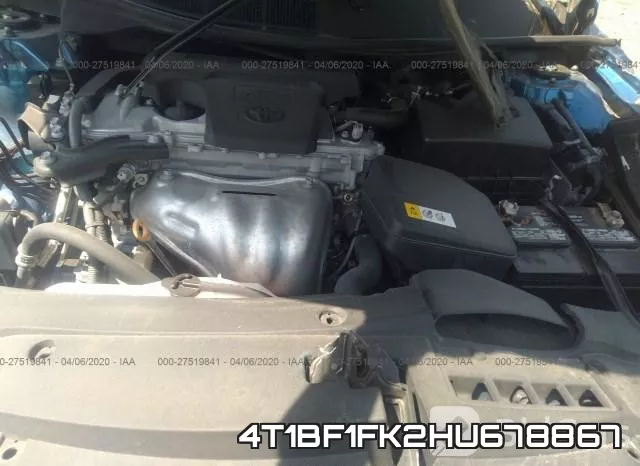 4T1BF1FK2HU678867 фото 2