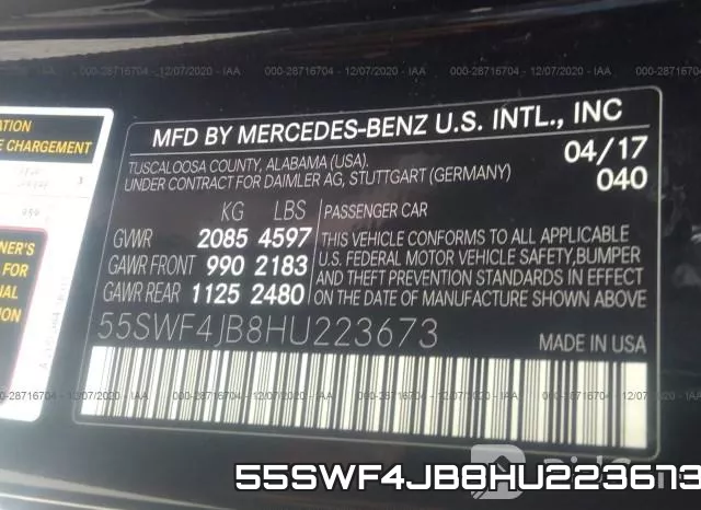 55SWF4JB8HU223673 фото 10
