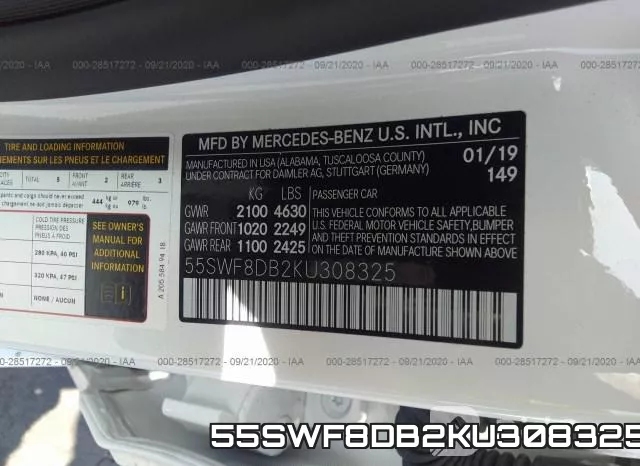 55SWF8DB2KU308325 фото 10