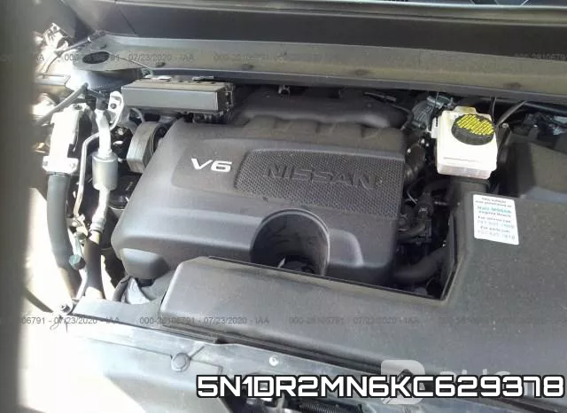 5N1DR2MN6KC629378 фото 2