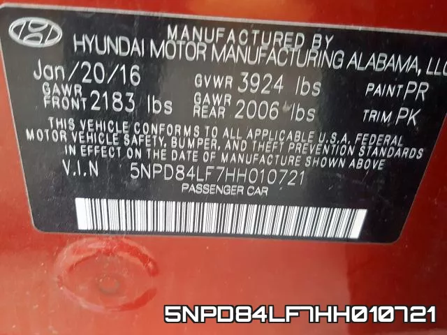 5NPD84LF7HH010721 фото 2