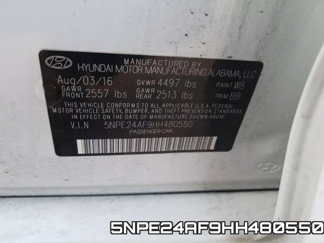 5NPE24AF9HH480550 фото 2