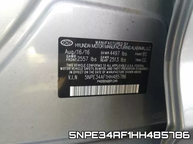5NPE34AF1HH485786 фото 2