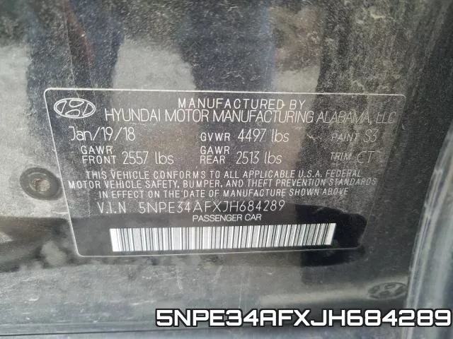 5NPE34AFXJH684289 фото 2