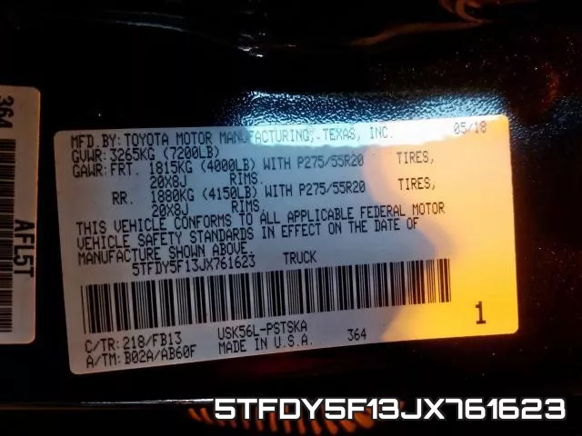 5TFDY5F13JX761623 фото 2