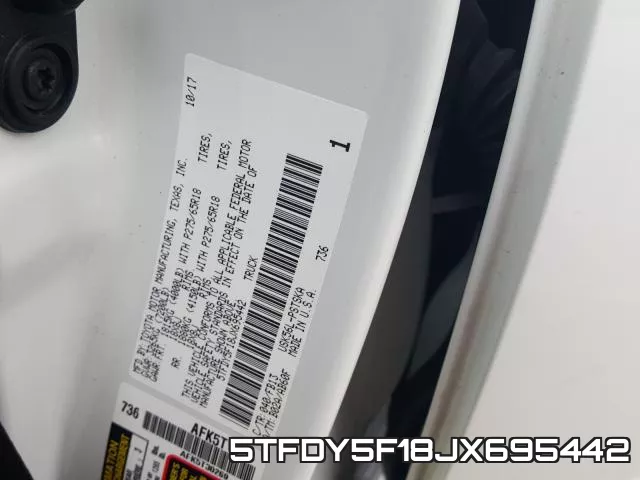 5TFDY5F18JX695442 фото 2